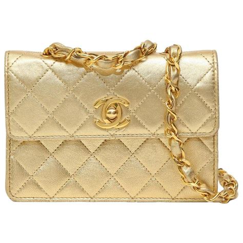 chanel gold bag vintage